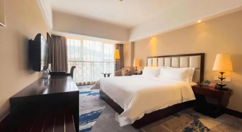 Bed in Yunhai Hotel Zhuhai