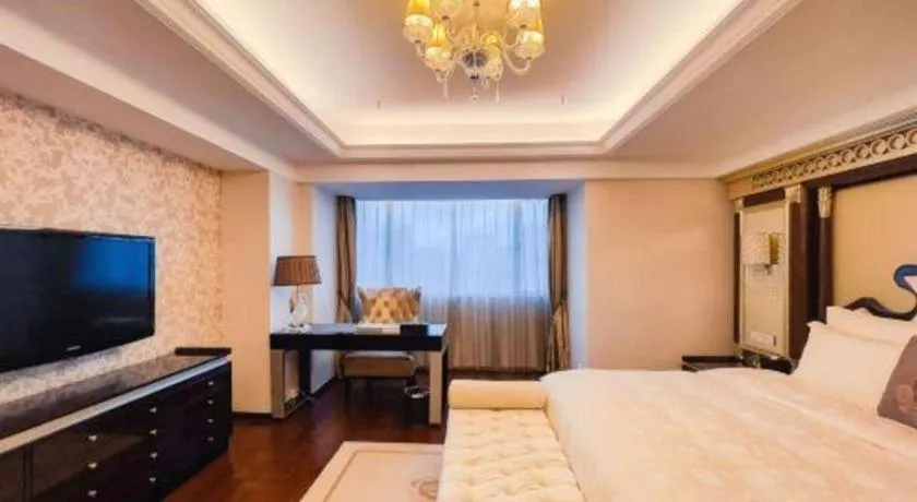 Bed in Yunhai Hotel Zhuhai