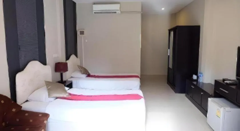 Bed in I-House Chiangrai