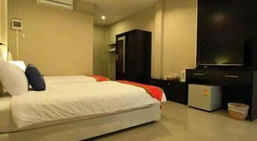 Bed in I-House Chiangrai