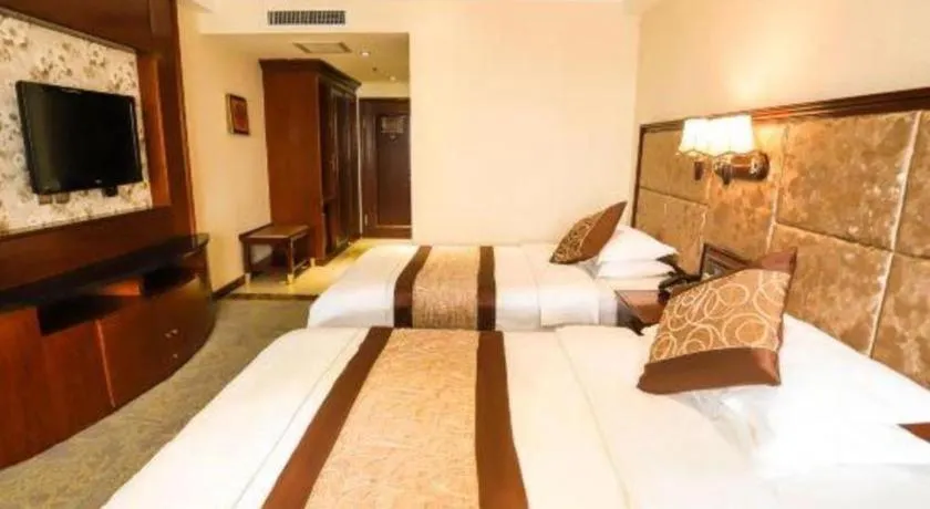 Bed in Changchun Global Hotel