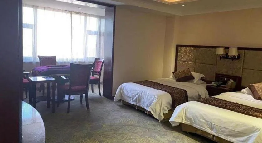 Bed in Changchun Global Hotel