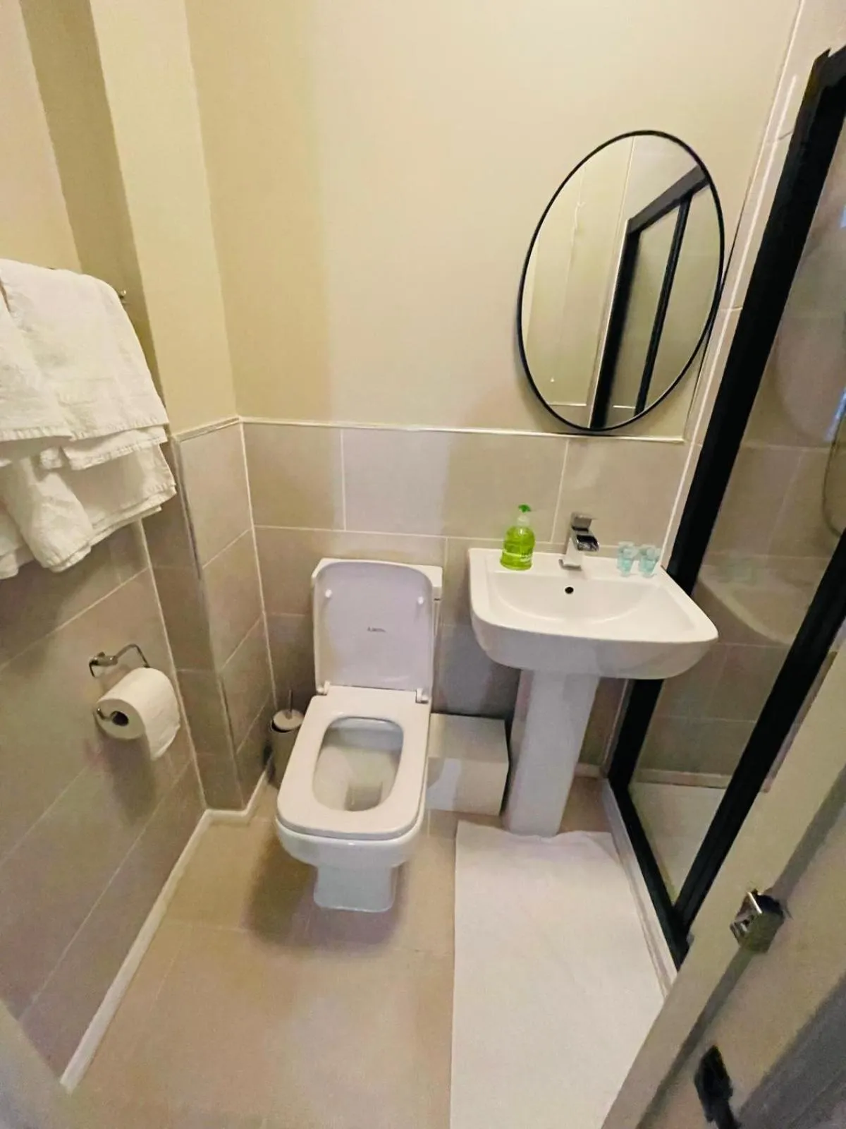 Toilet in Eurobar & Hotel