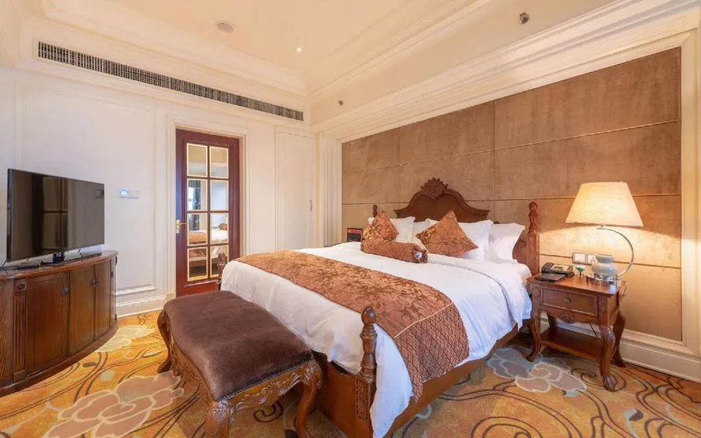 Bed in Zhengzhou Yiquan International Hotel