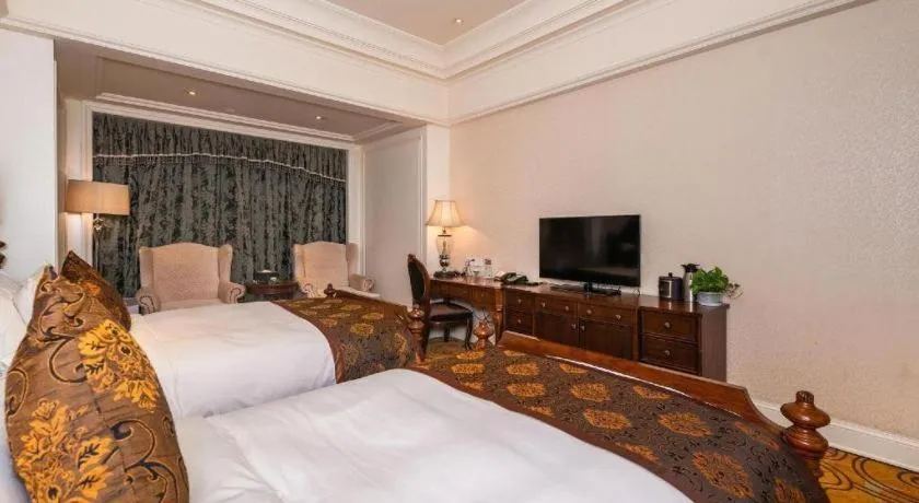 Bed in Zhengzhou Yiquan International Hotel