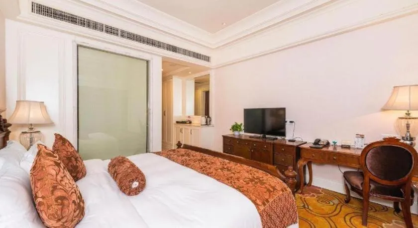 Bed in Zhengzhou Yiquan International Hotel