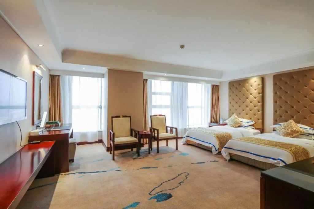 Bed in Jincheng Pacific Hotel