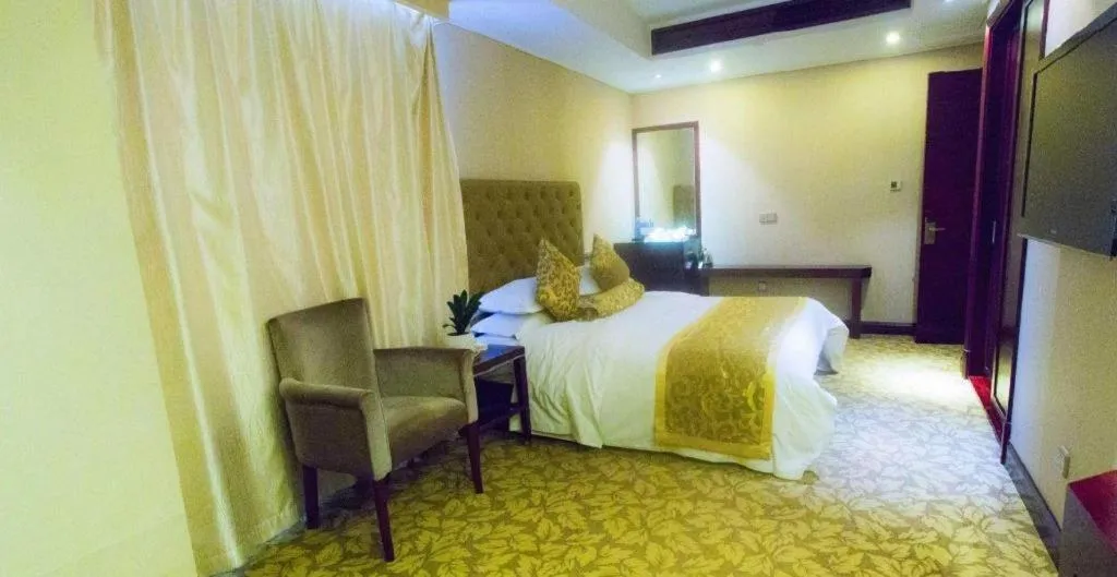 Bed in Jincheng Pacific Hotel