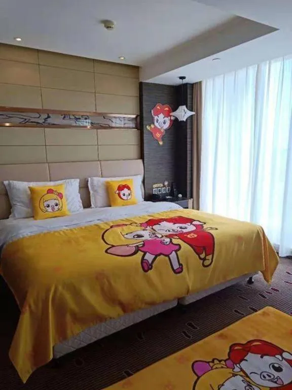 Bed in Grand Metropark Hotel Qingdao