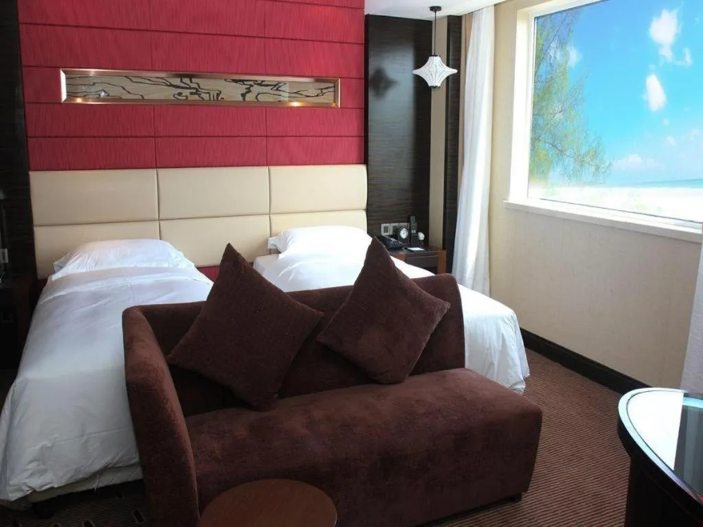 Bed in Grand Metropark Hotel Qingdao