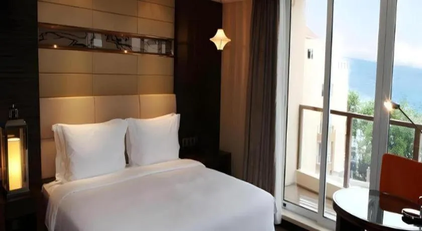 Bed in Grand Metropark Hotel Qingdao