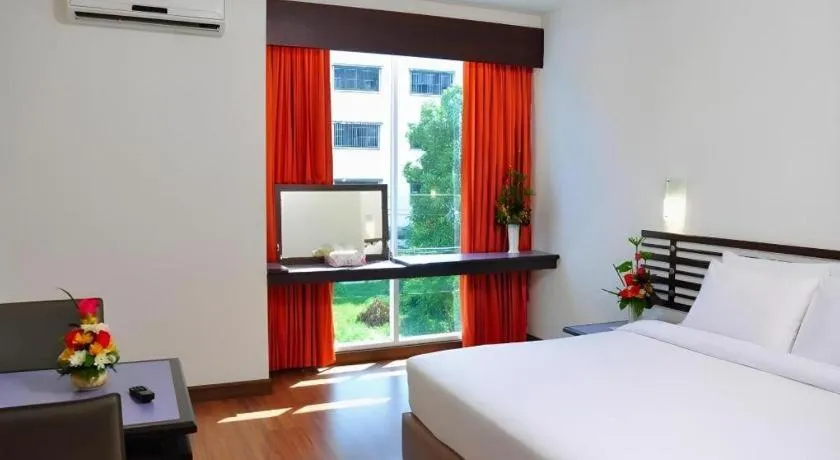 Bed in The Color Hotel