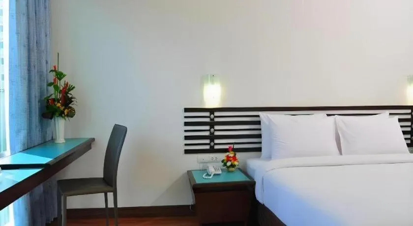 Bed in The Color Hotel