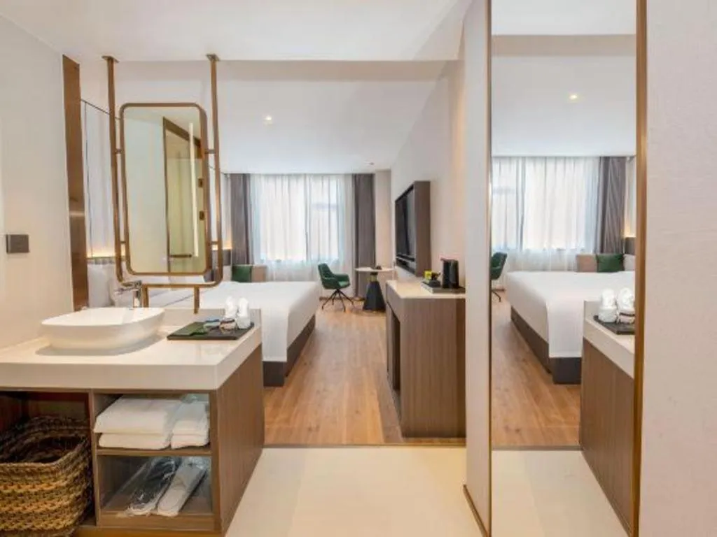 Bed in Shanshui Trends Hotel-Bantian Dong Branch