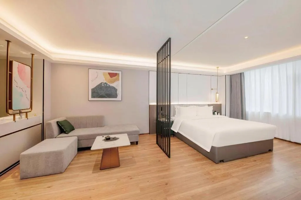 Bed in Shanshui Trends Hotel-Bantian Dong Branch