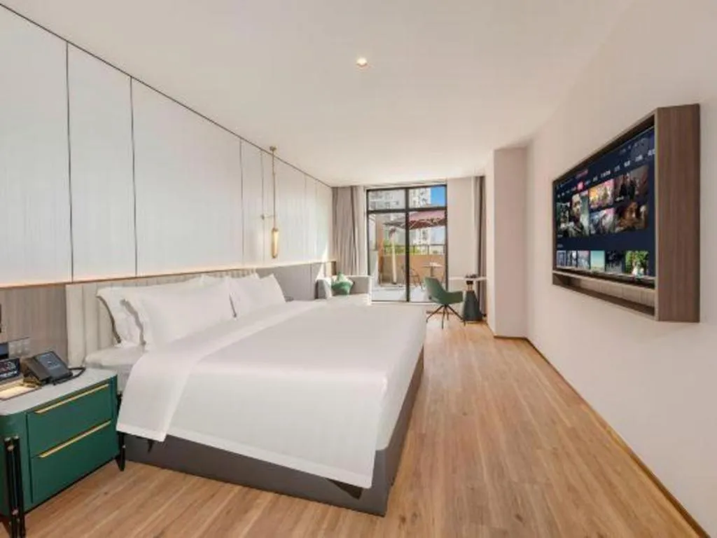 Bed in Shanshui Trends Hotel-Bantian Dong Branch