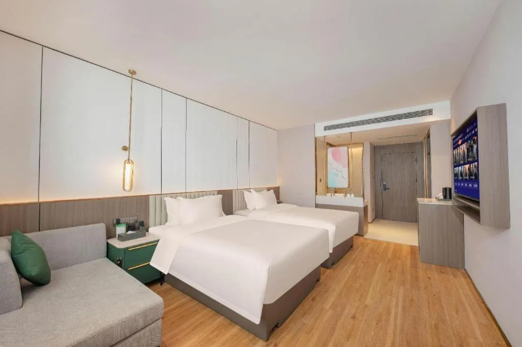 Bed in Shanshui Trends Hotel-Bantian Dong Branch