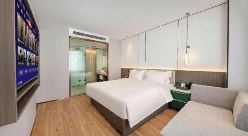Bed in Shanshui Trends Hotel-Bantian Dong Branch