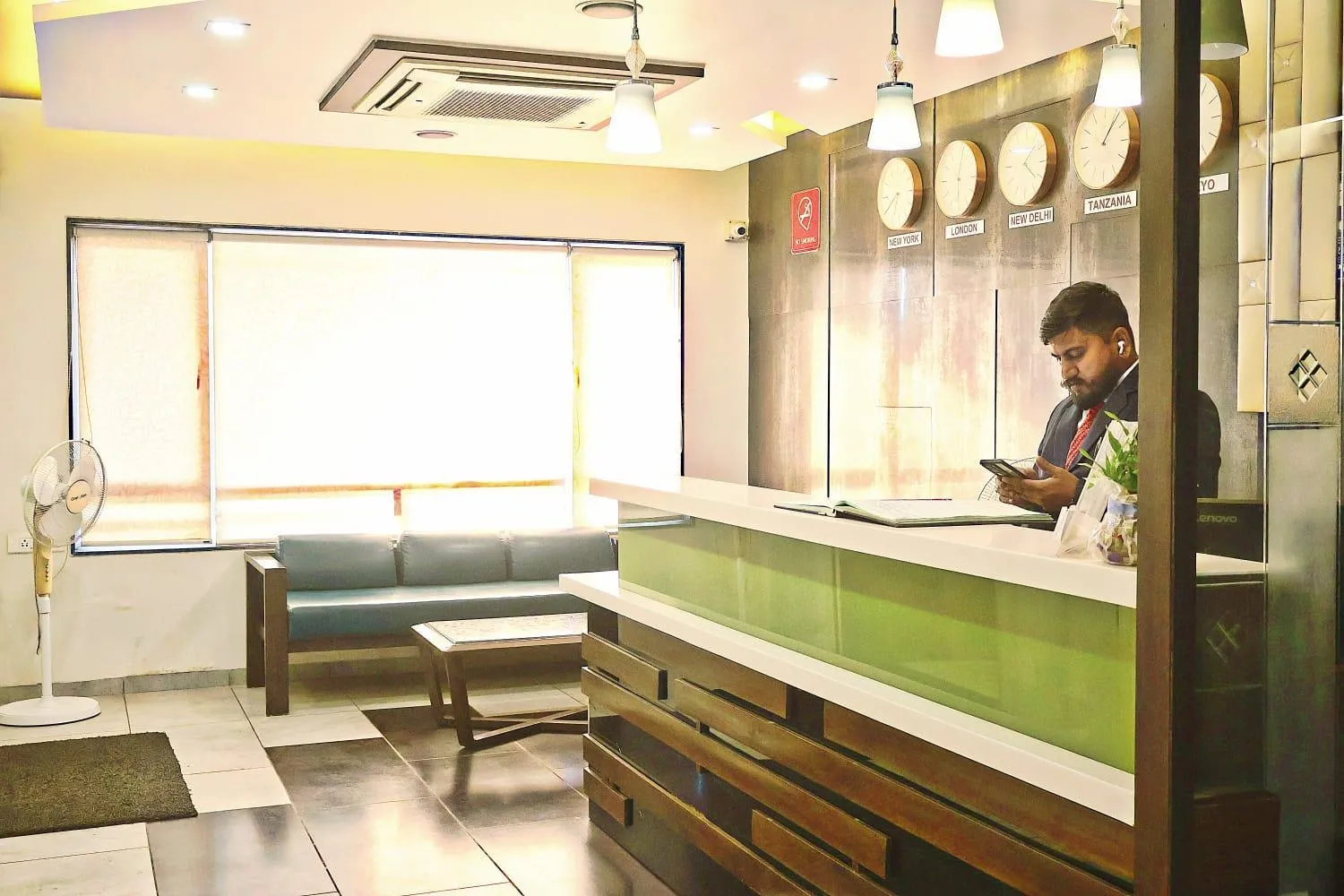 Lobby or reception in Hotel Kabir