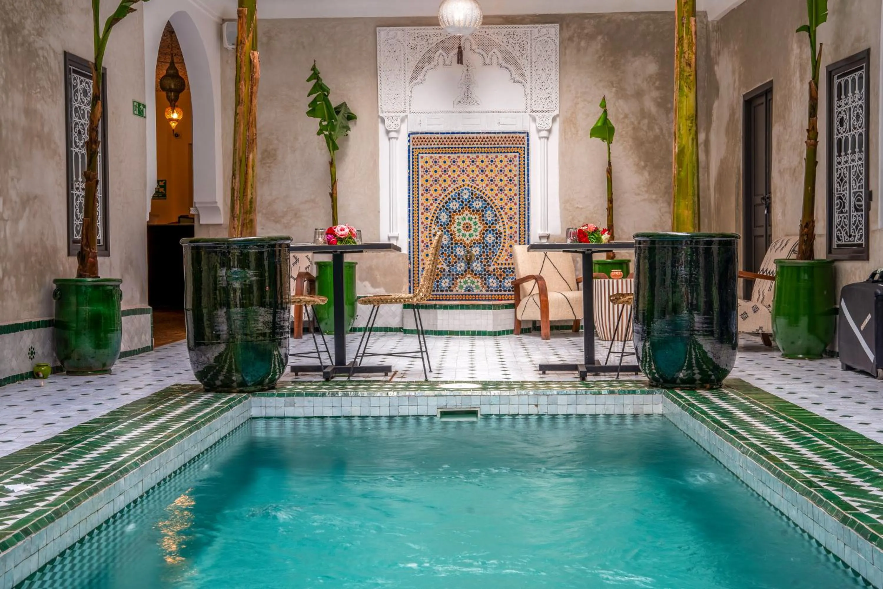 Swimming pool in Riad Samir Privilege Boutique Hotel & Spa