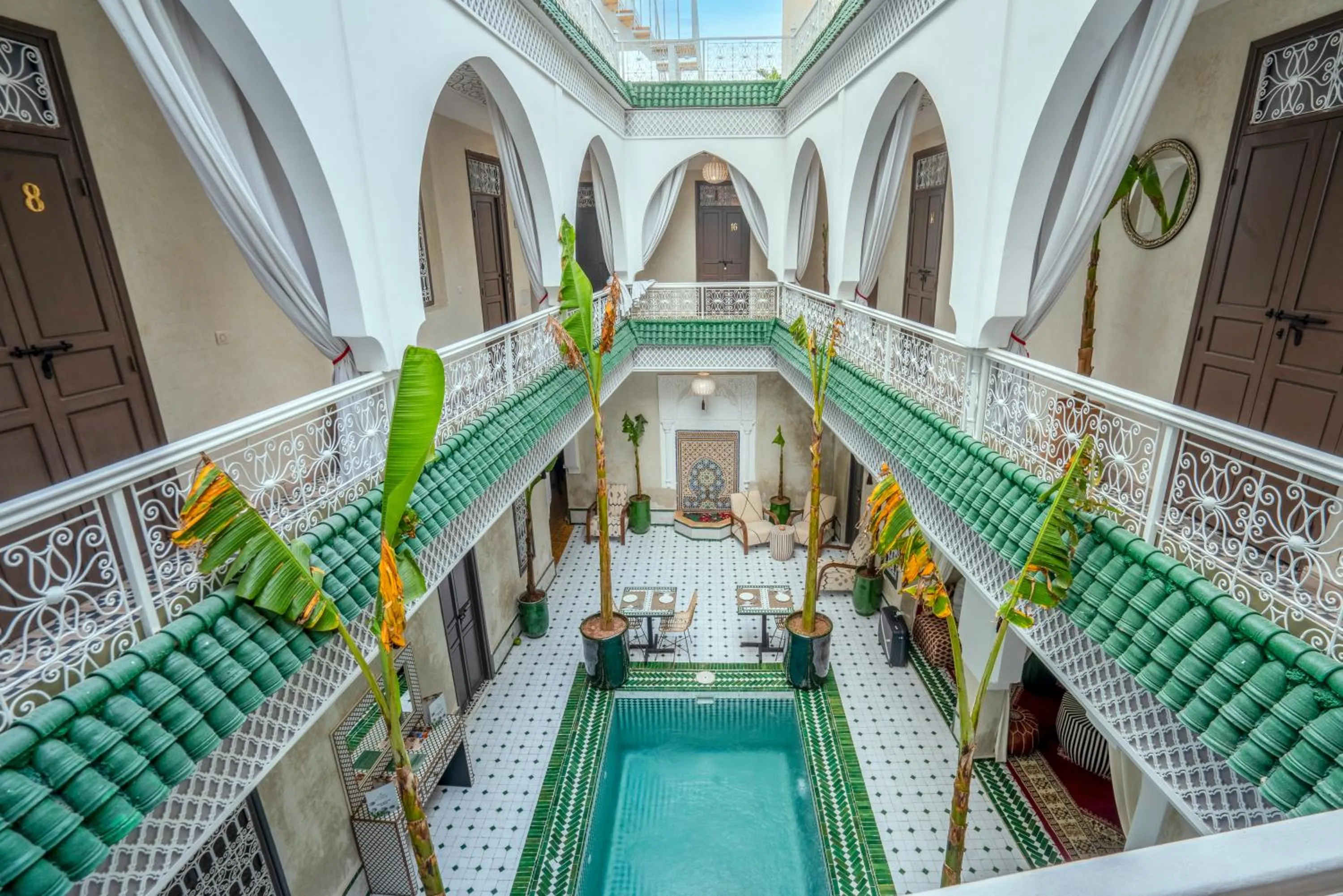 Swimming pool in Riad Samir Privilege Boutique Hotel & Spa