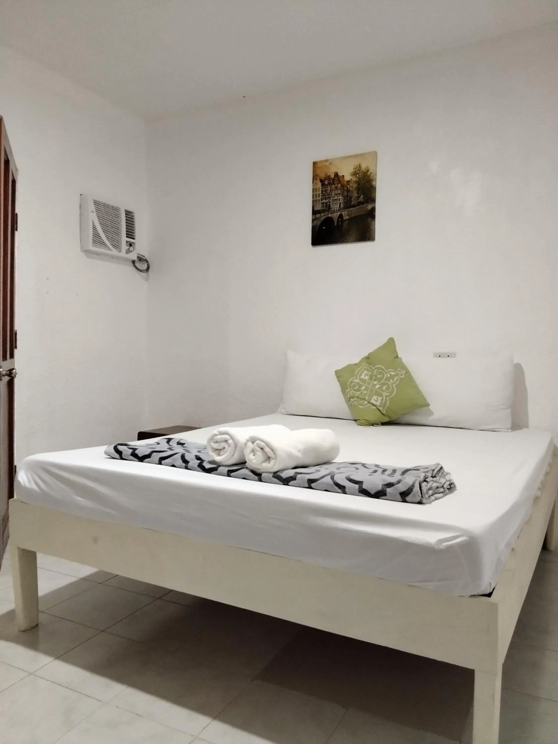 Property building, Bed in Moalboal Beach Front Hotel