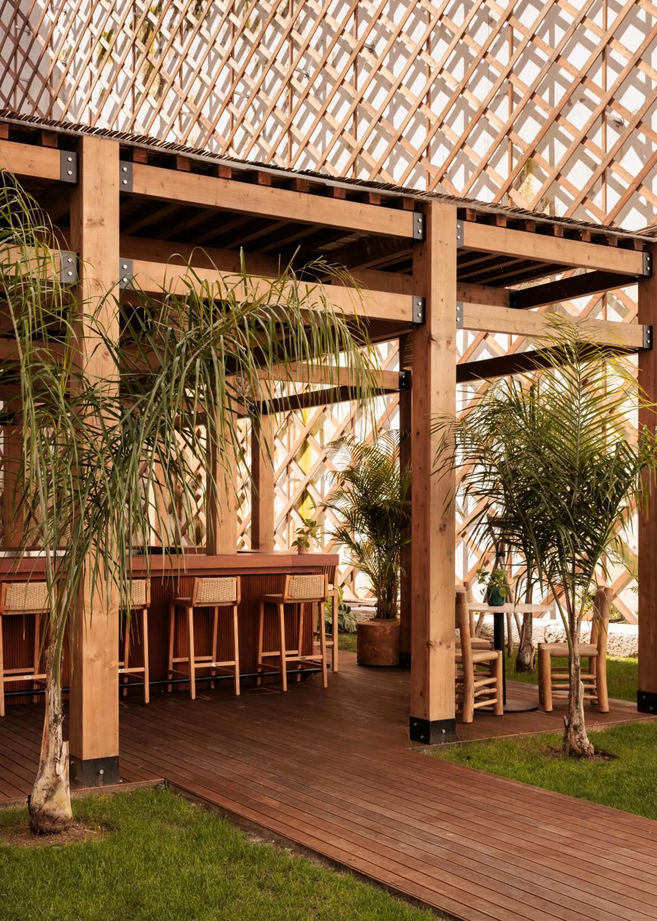 Inner courtyard view in Locke de Santa Joana