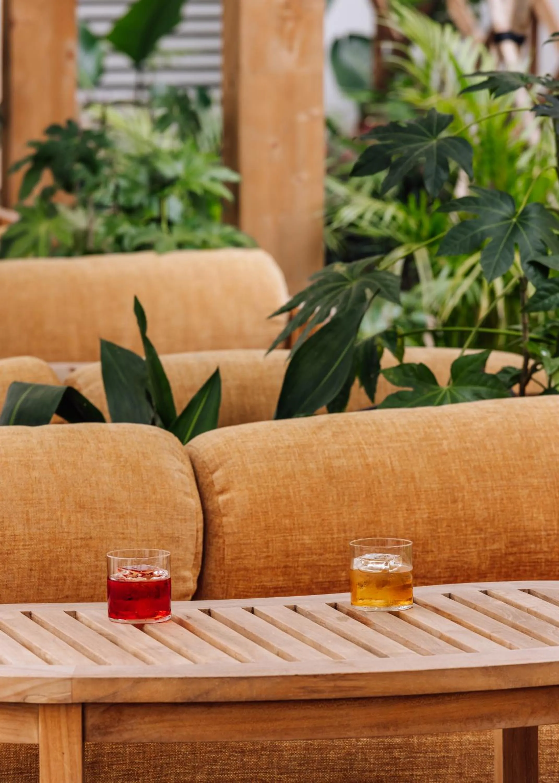 Inner courtyard view in Locke de Santa Joana