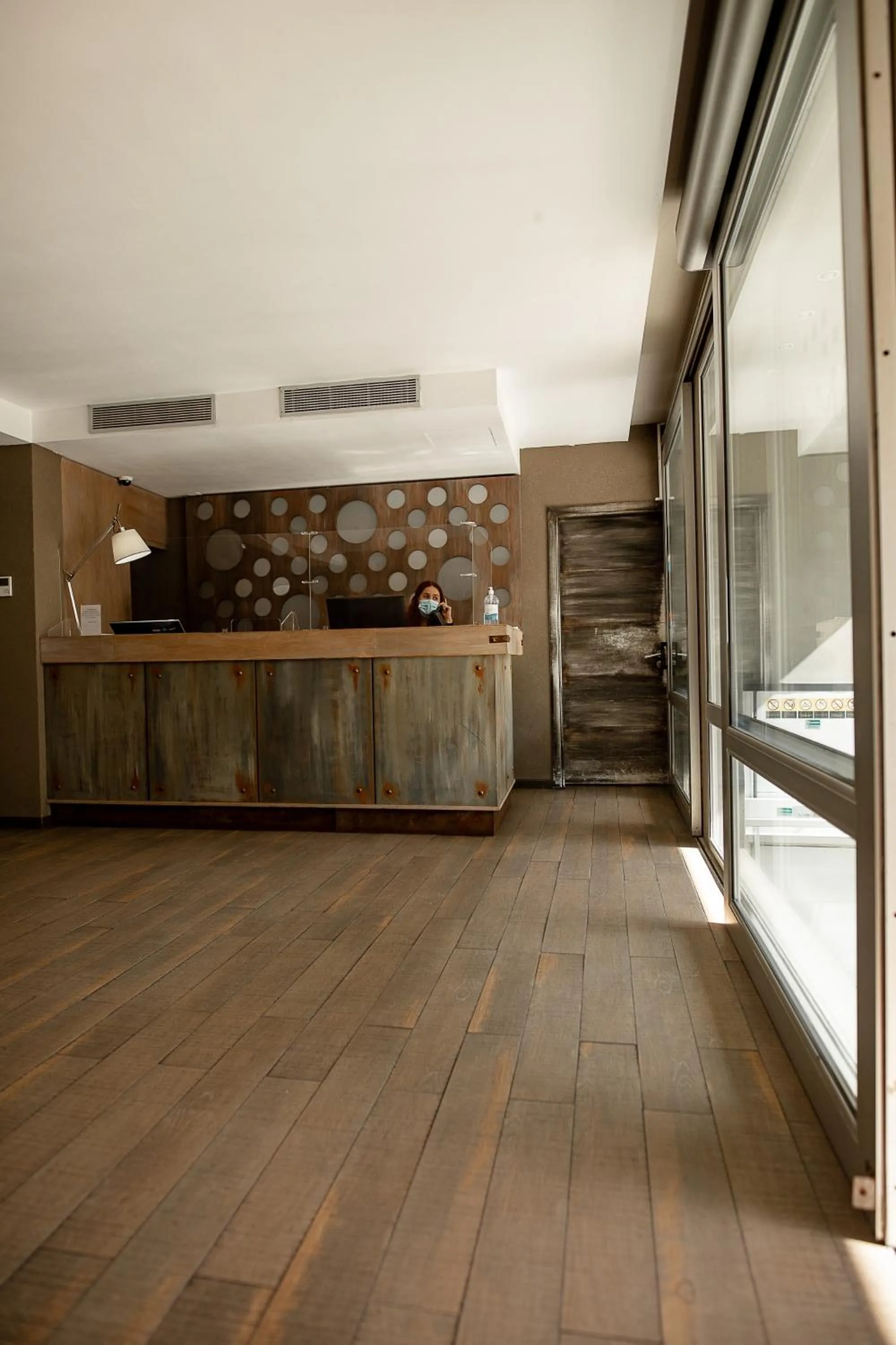 Lobby or reception in Smart Hotel Montevideo