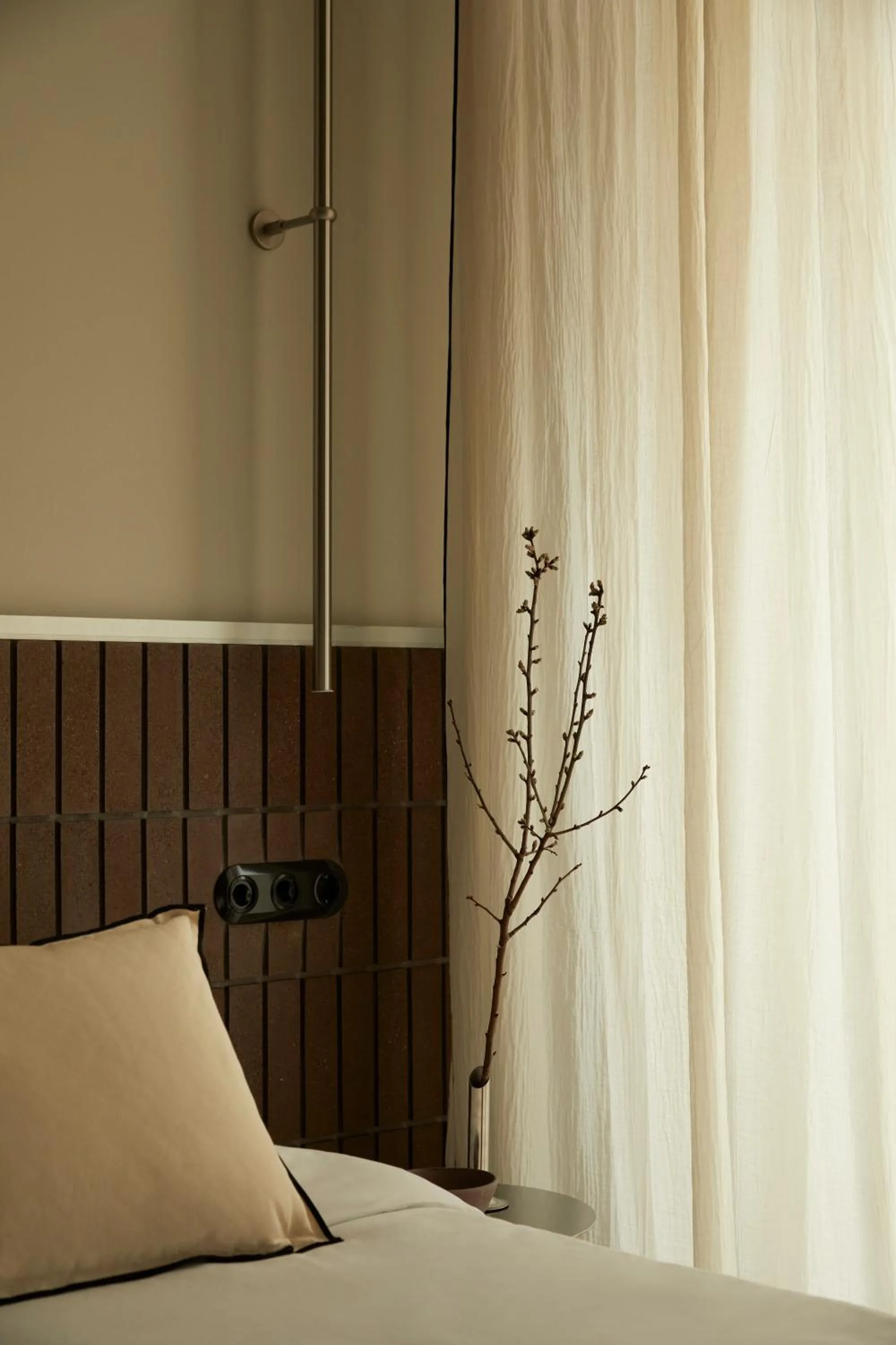 Decorative detail, Bed in Ergon Bakehouse Athens