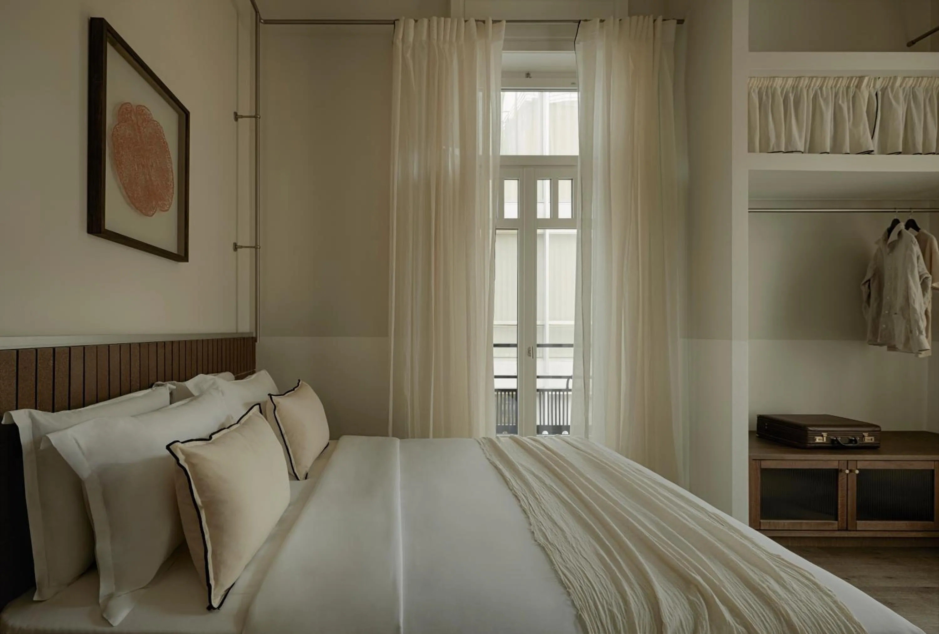 Bed in Ergon Bakehouse Athens