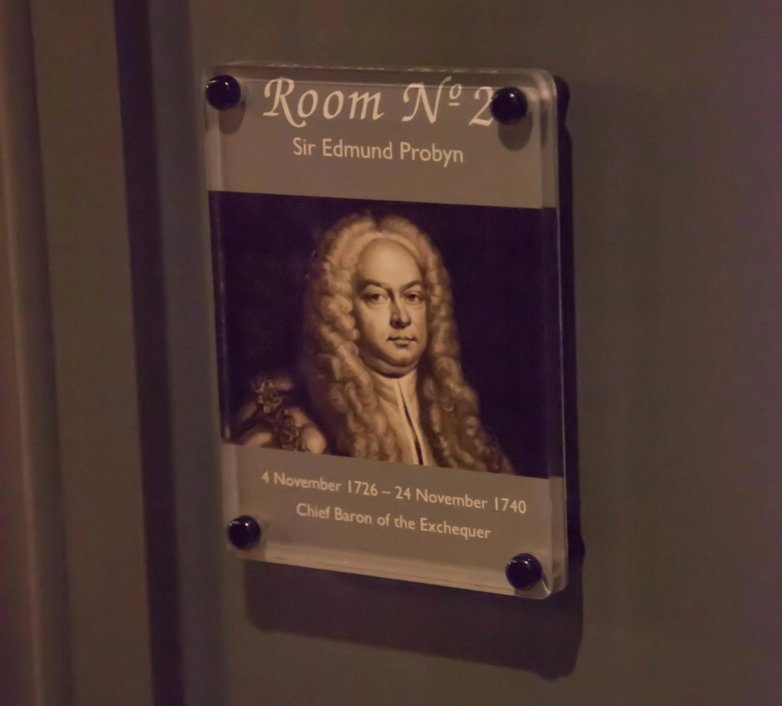 Decorative detail in Judges Court