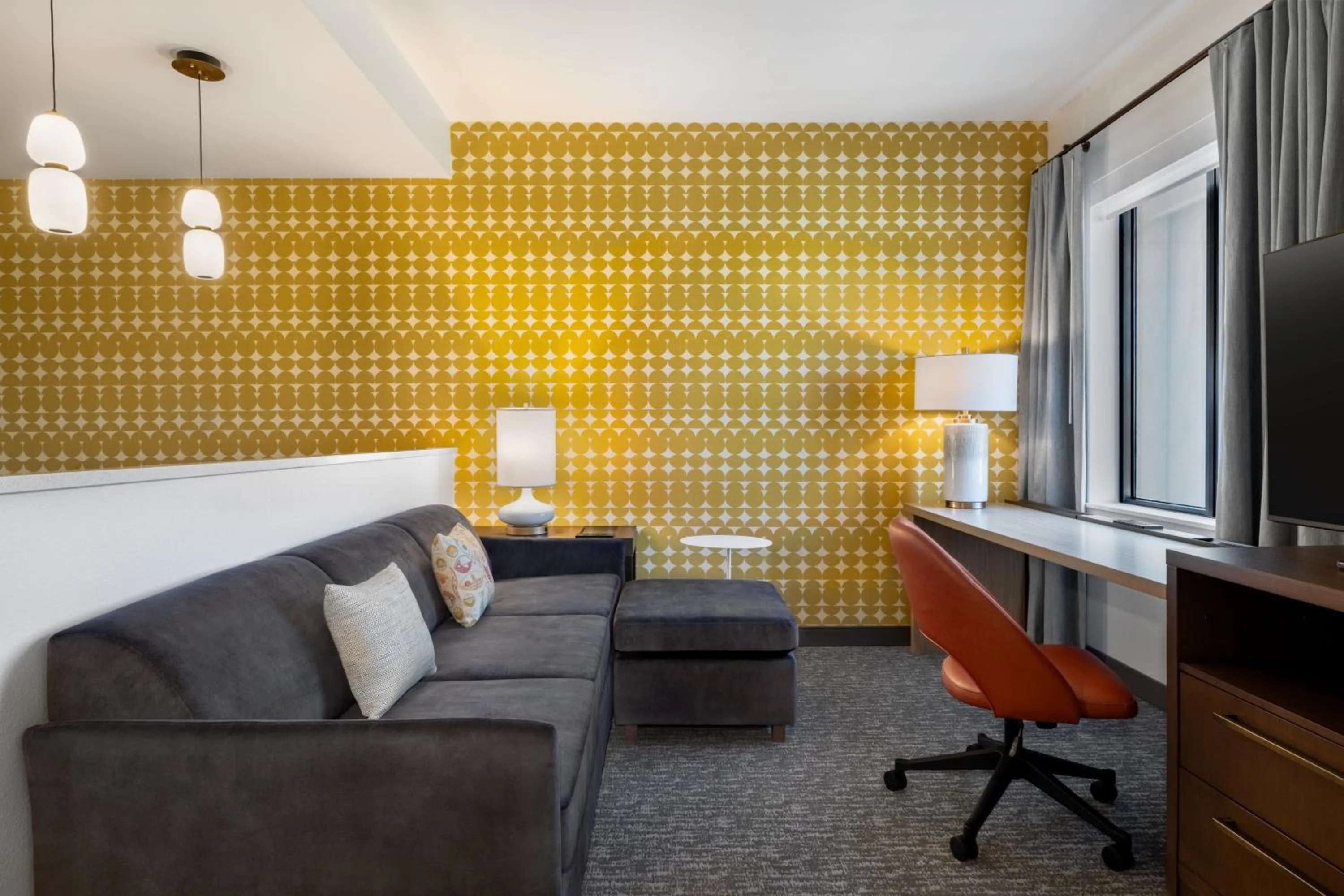 Living room in Residence Inn Panama City Beach Pier Park