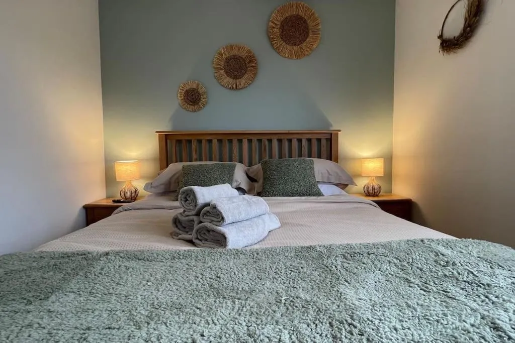 Bed in Braeview - by Caithness Luxury Apartments NC500 - 3 Bedroom Luxury holiday home - Sleeps Work teams upto 3 & holiday makers upto 5