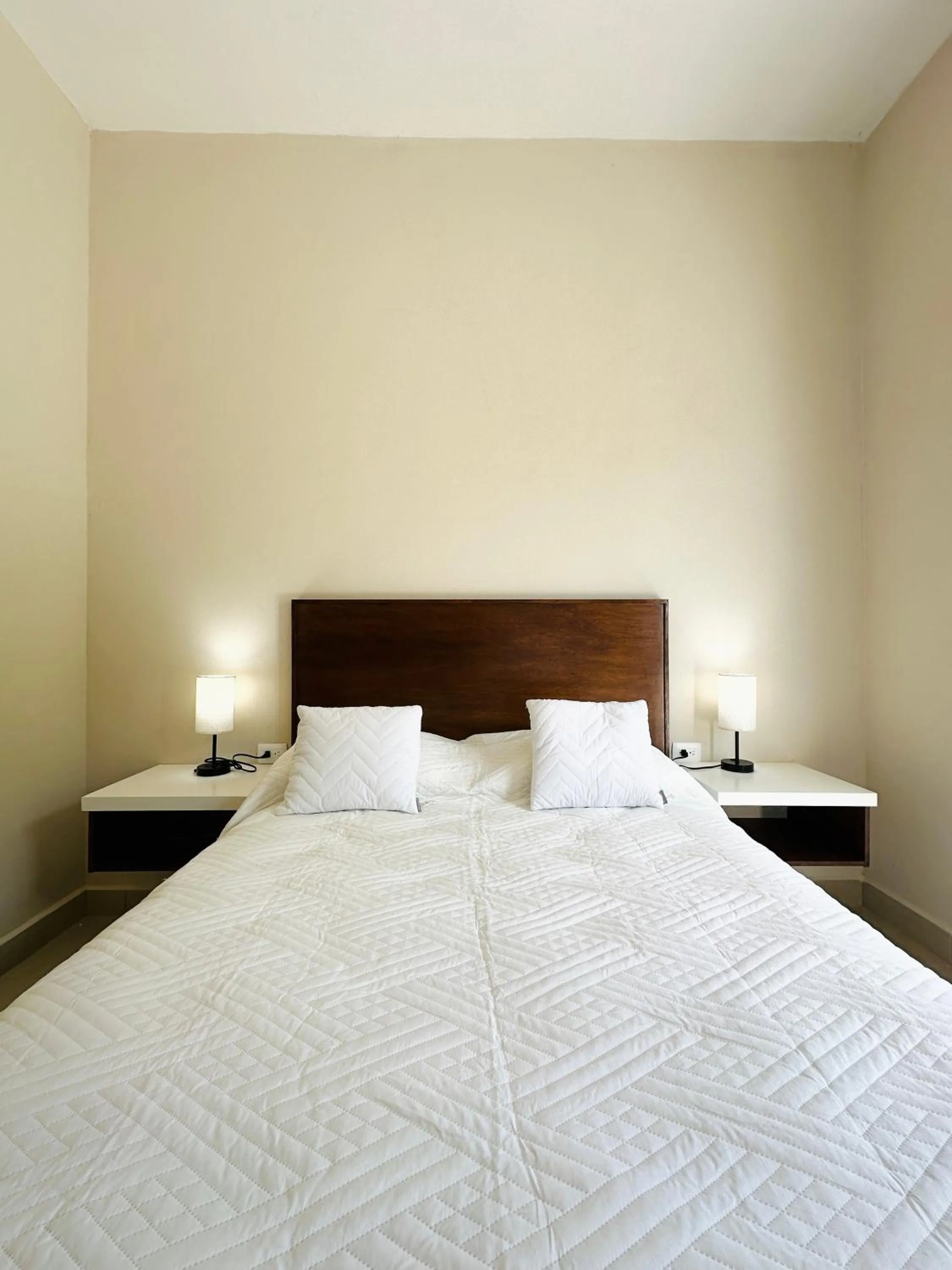 Bed in Villas Mar Turquesa Cozumel