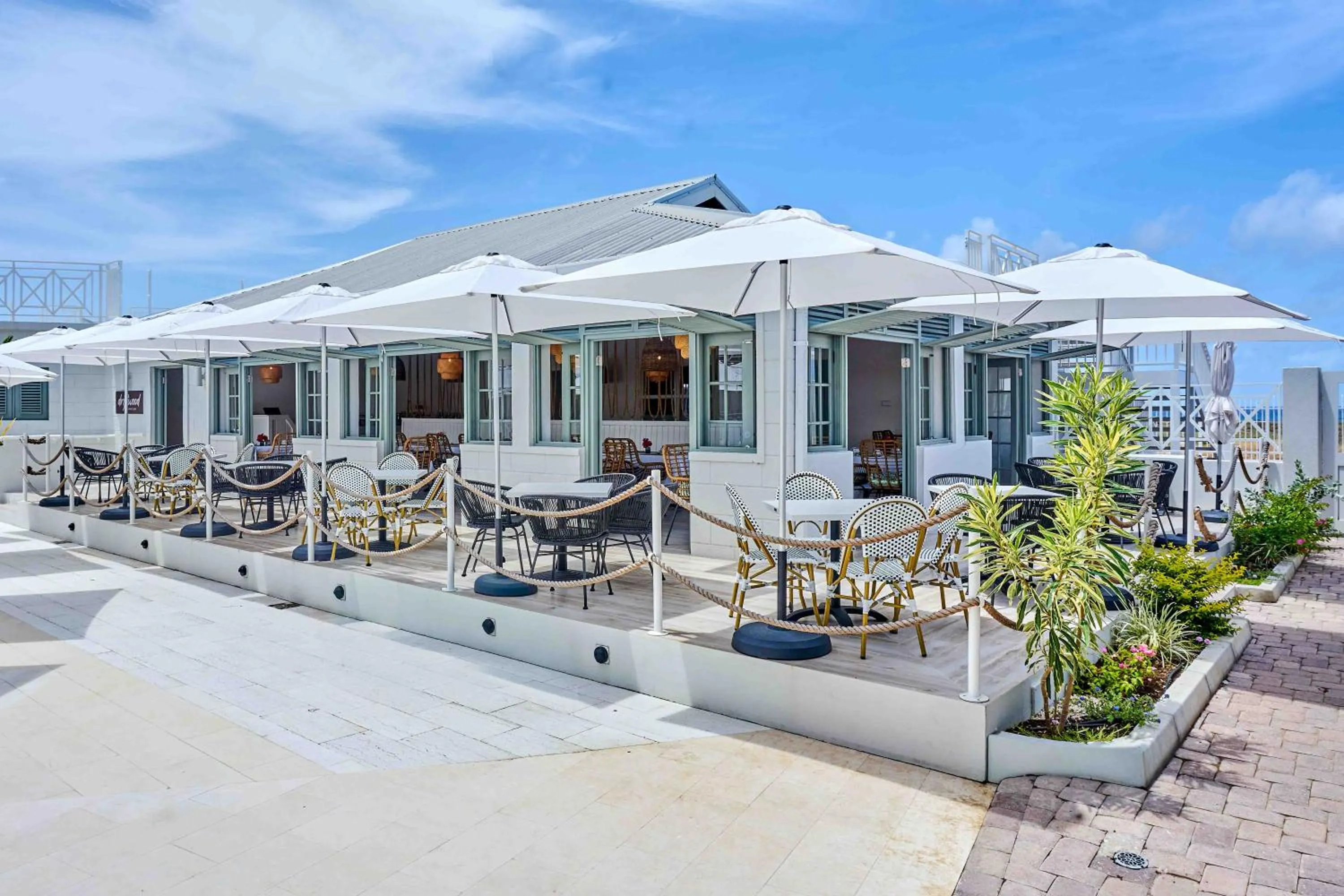 Patio in South Point Hotel Inc