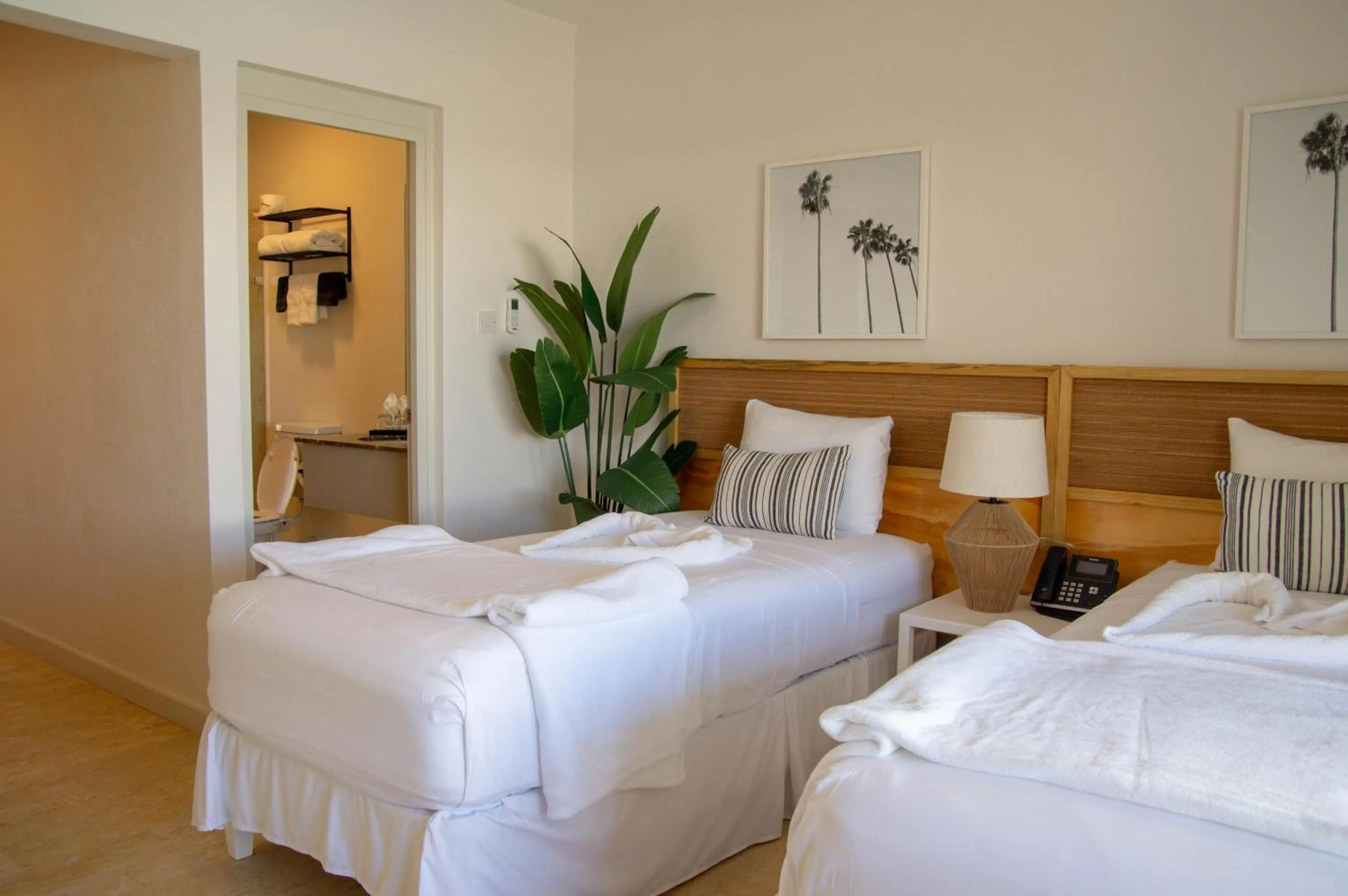 Bed in South Point Hotel Inc