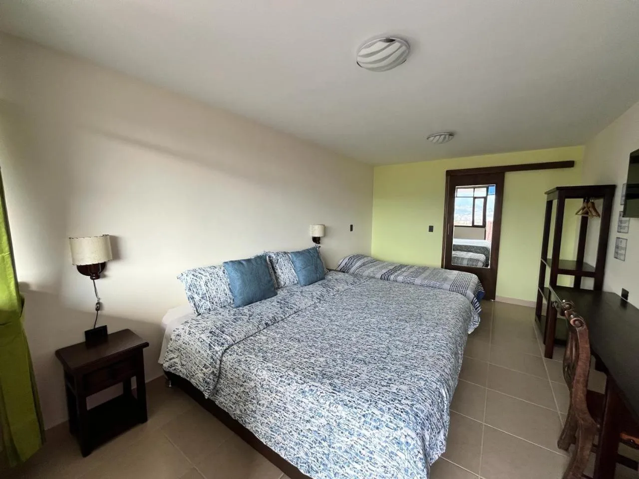 Bed in Hotel Cabañas San Cayetano