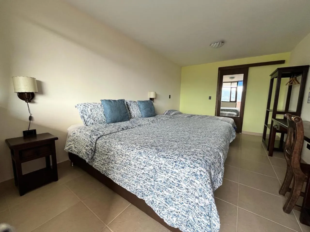 Bed in Hotel Cabañas San Cayetano