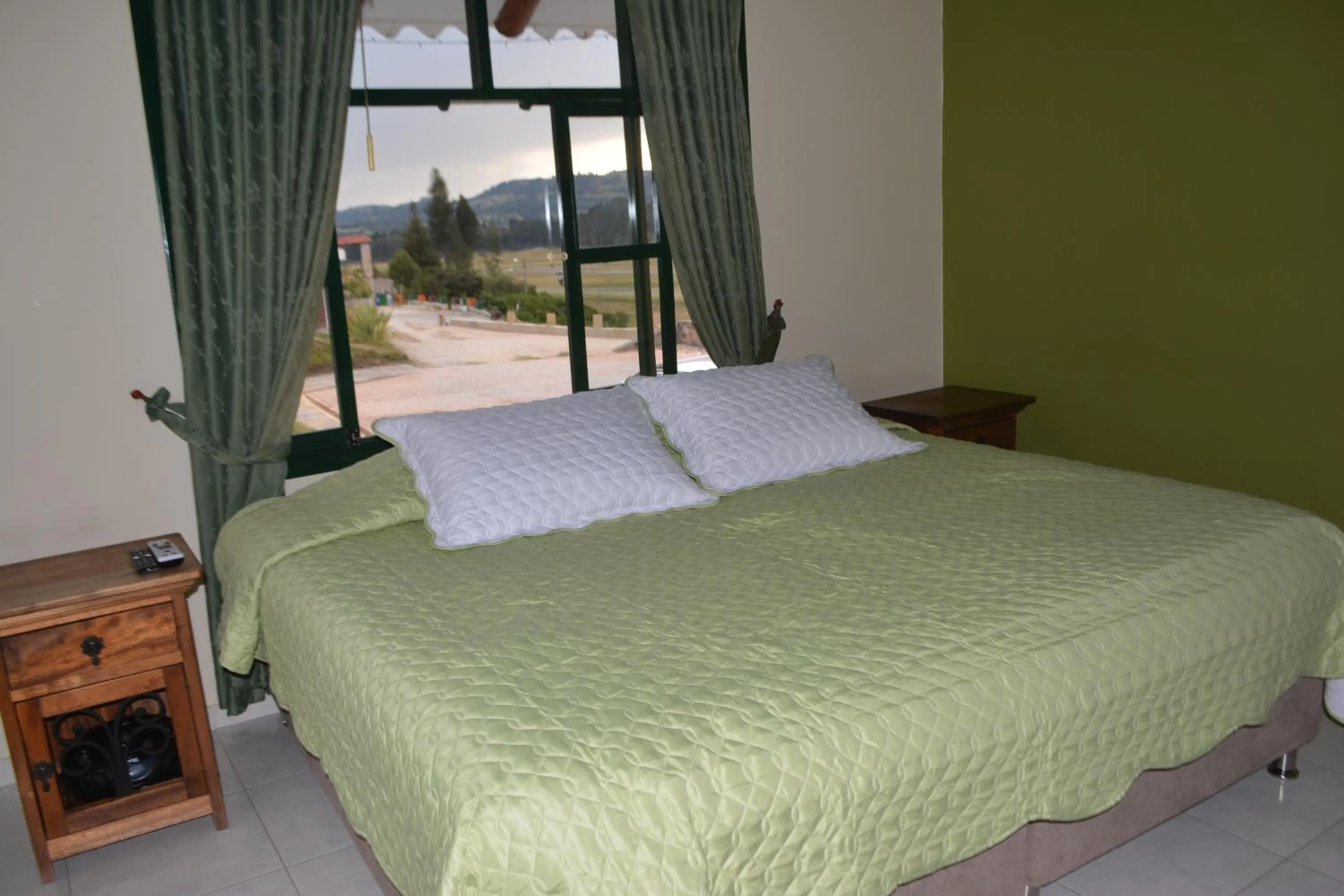 Bed in Hotel Cabañas San Cayetano