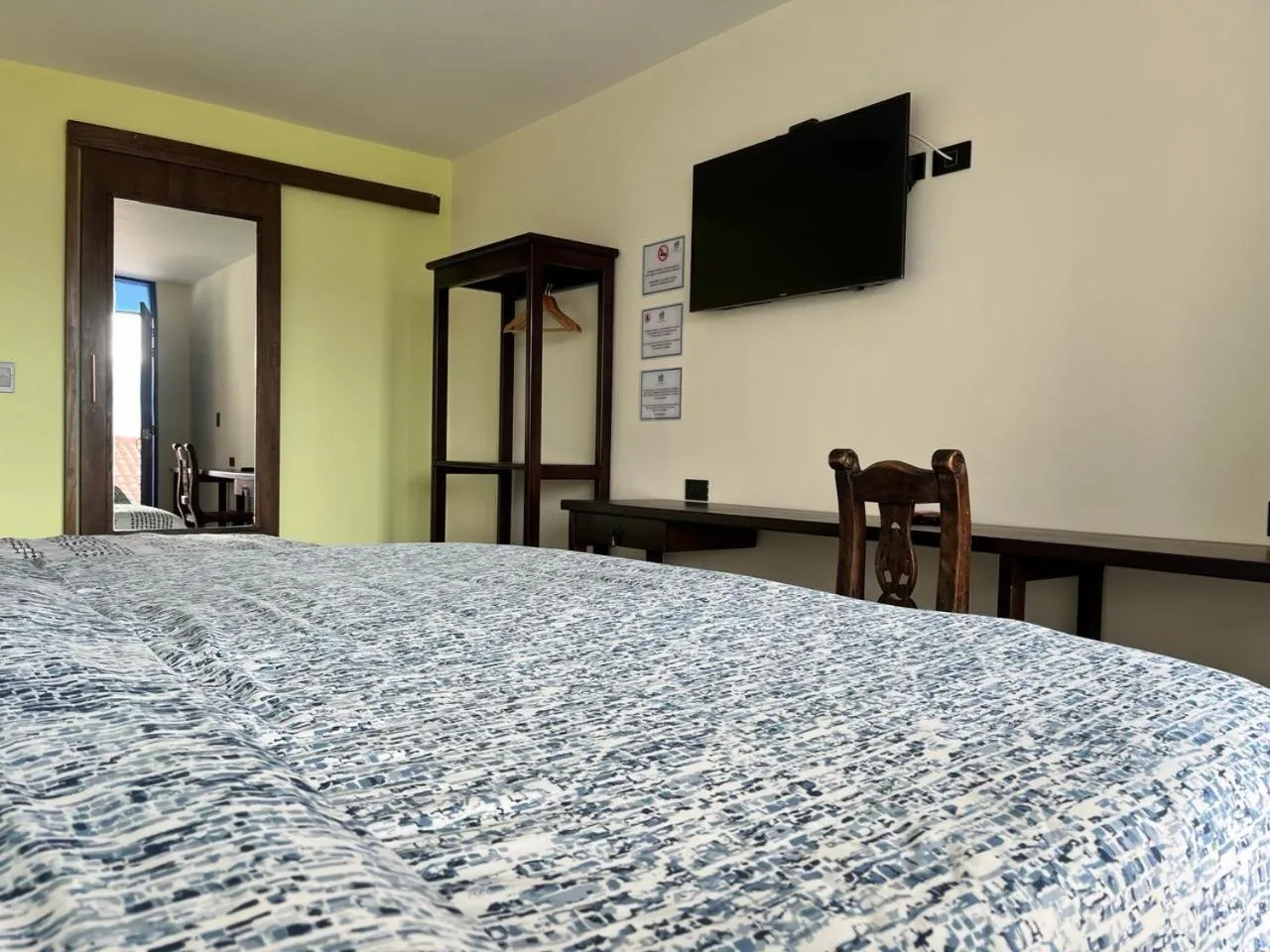 Bed in Hotel Cabañas San Cayetano