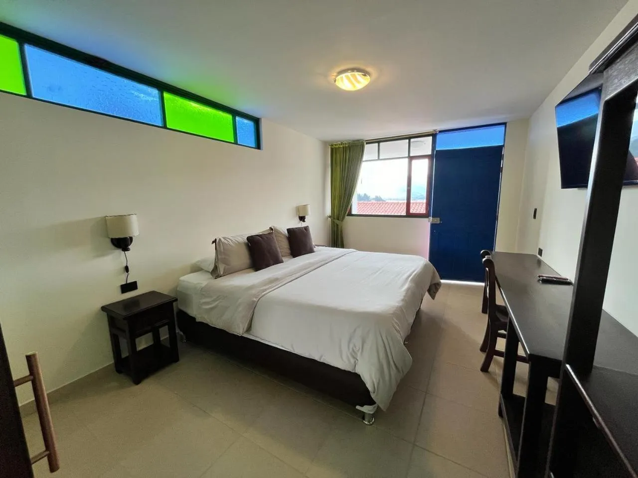 Bed in Hotel Cabañas San Cayetano