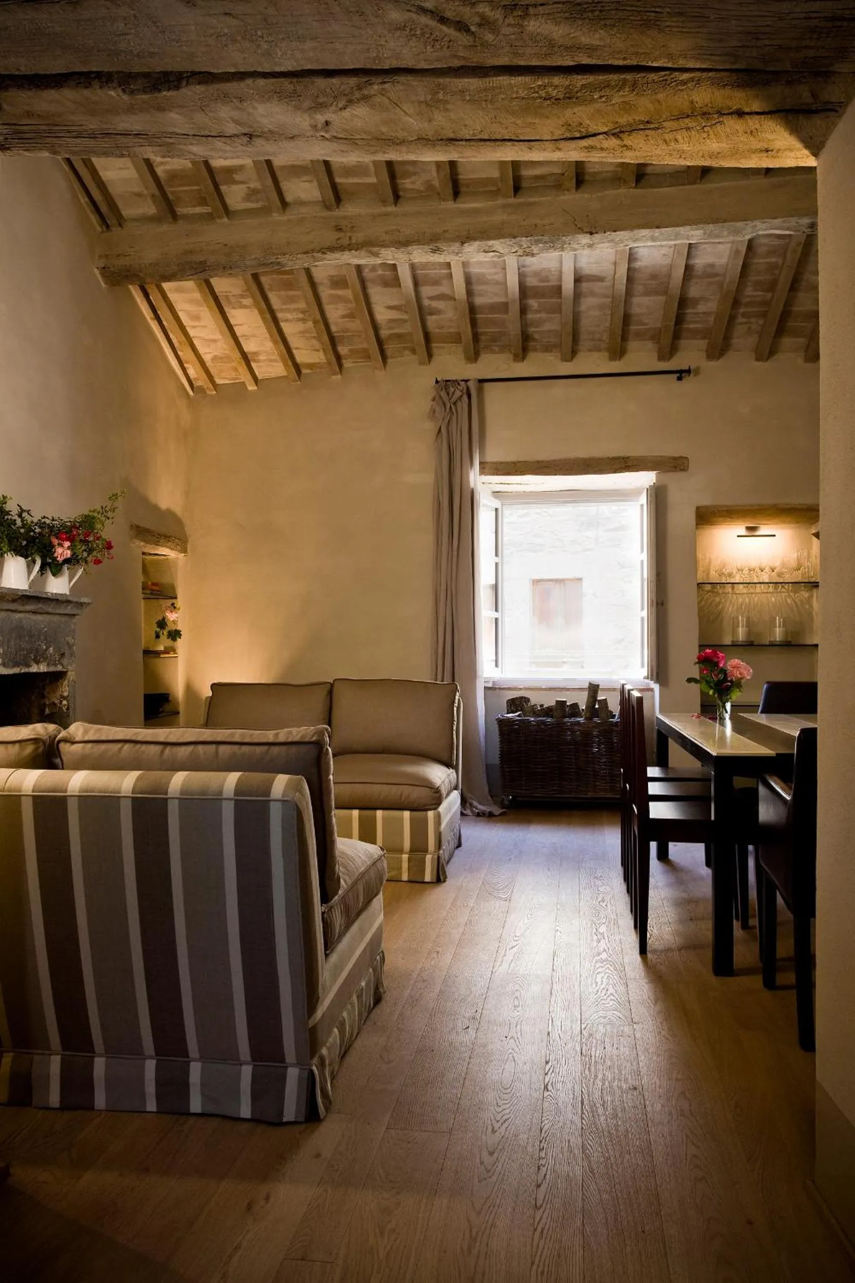 Living room in Monteverdi Tuscany