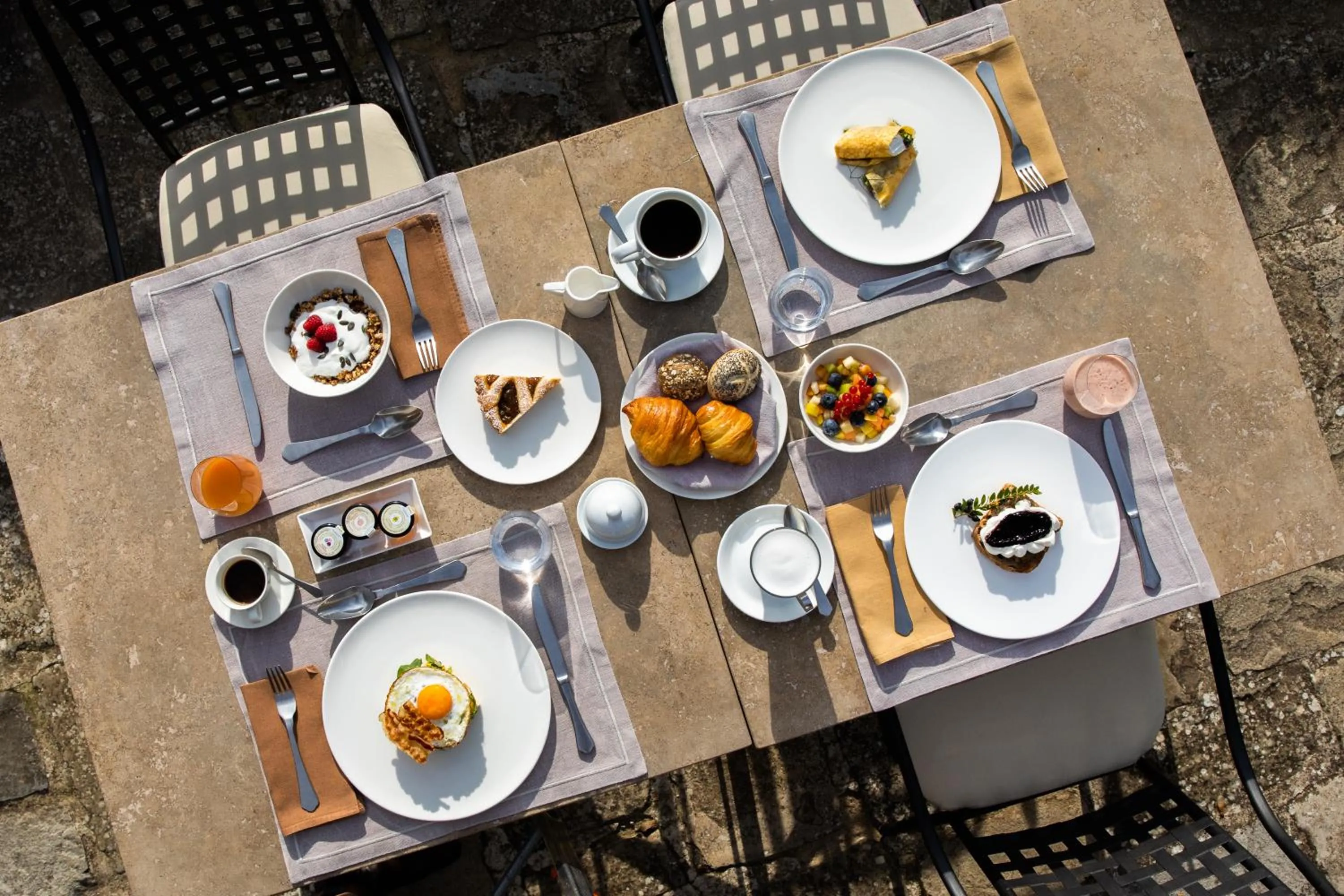 Breakfast in Monteverdi Tuscany