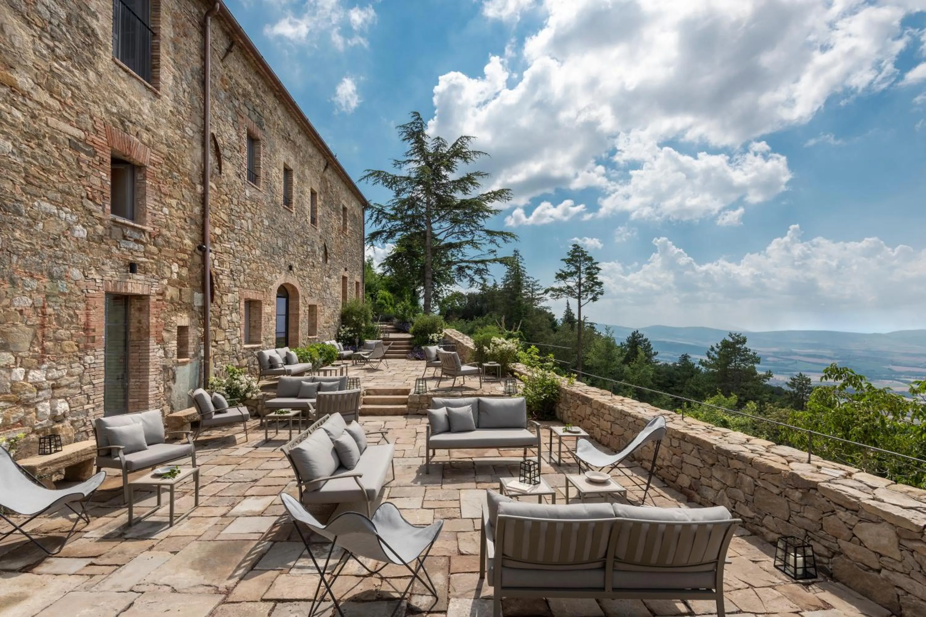Balcony/Terrace in Monteverdi Tuscany
