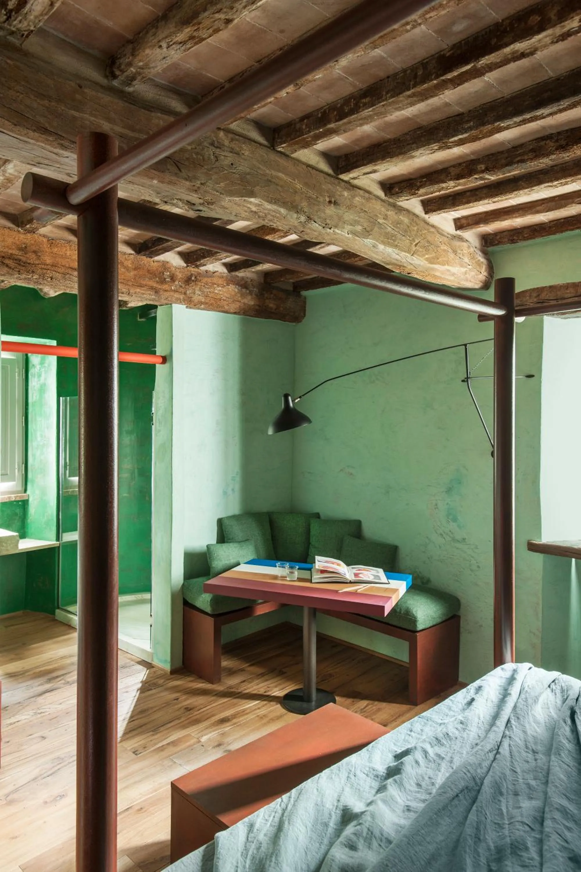 Seating area in Monteverdi Tuscany