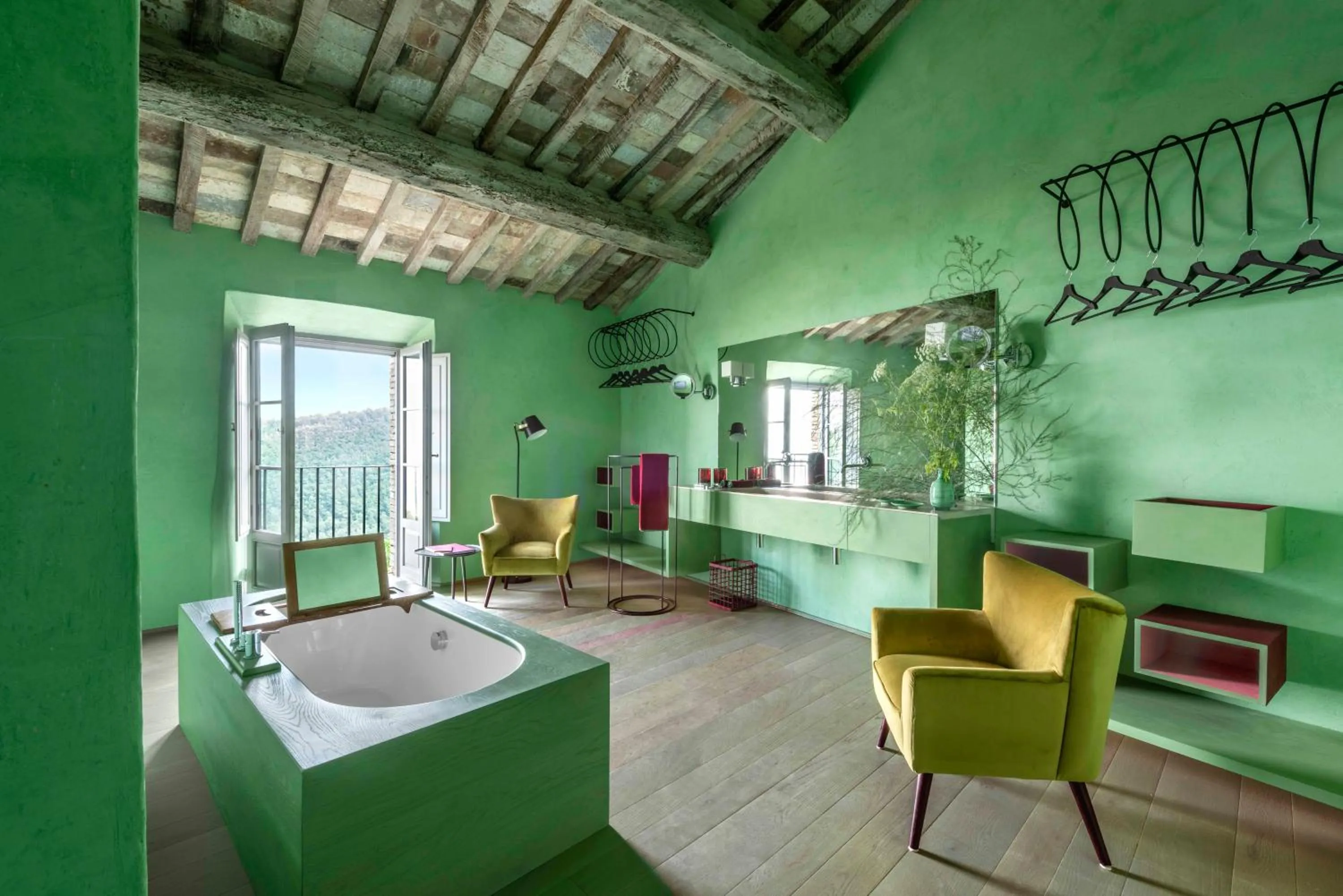 Bedroom in Monteverdi Tuscany