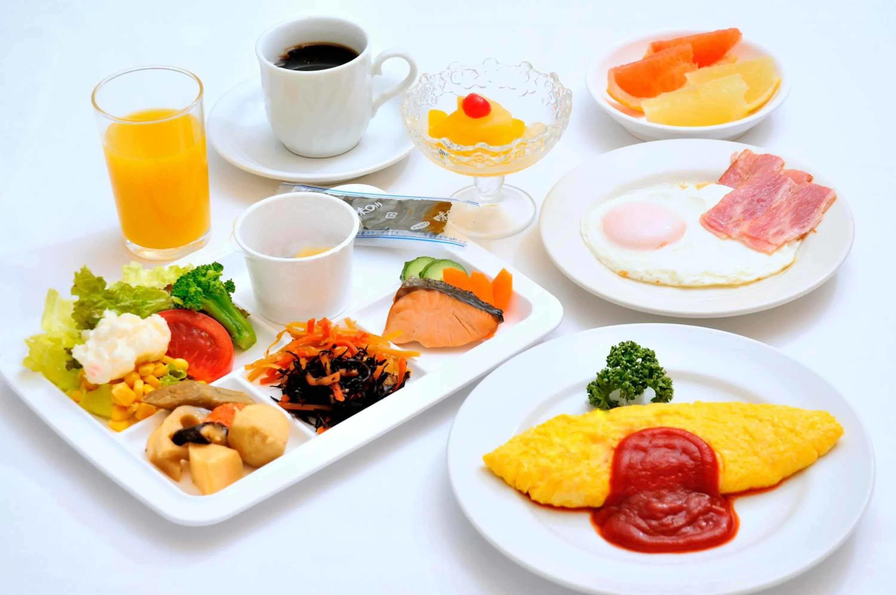 Buffet breakfast in Grand Park Hotel Excel Kisarazu