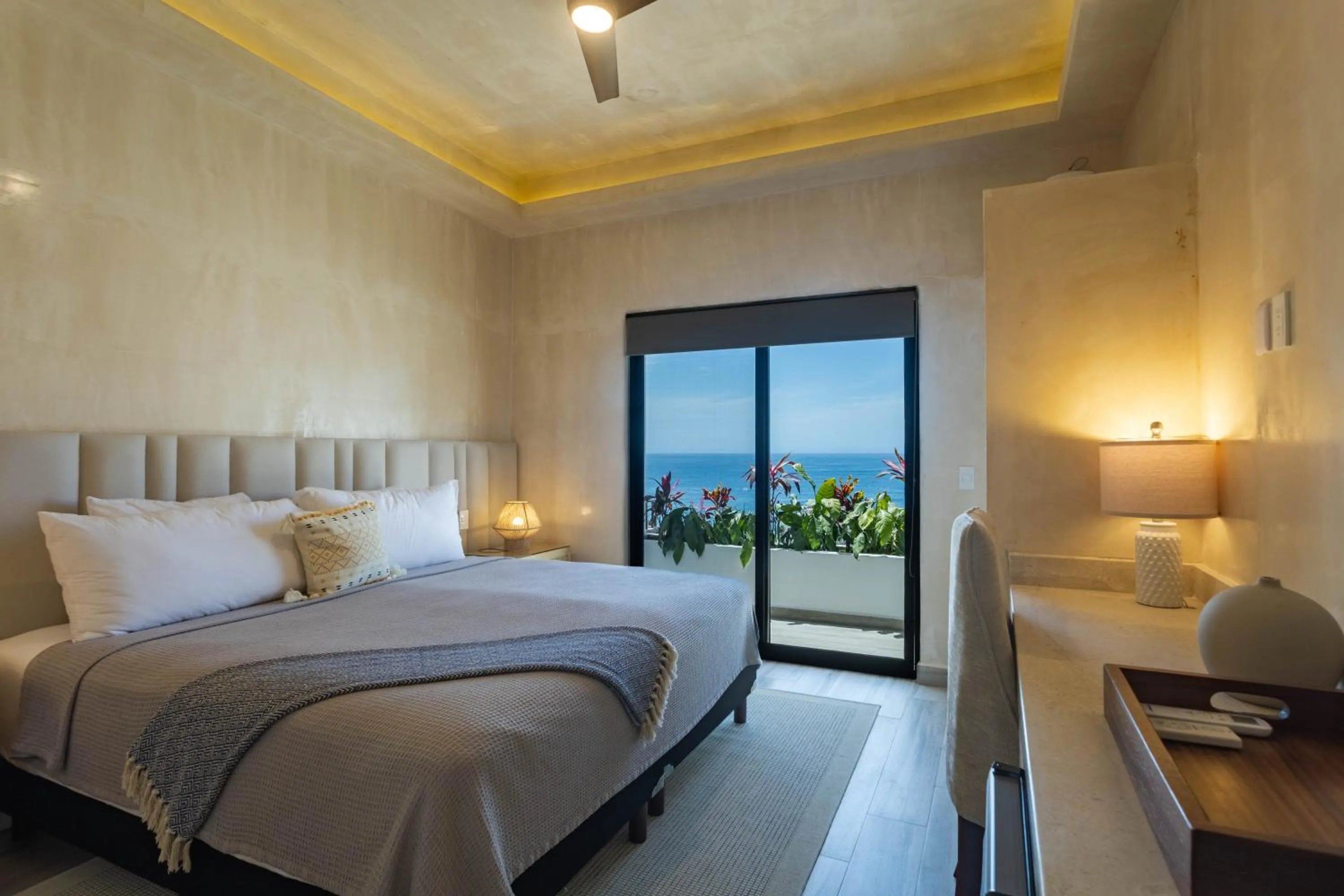 Deluxe Double Room with Sea View in Casa Nawalli Puerto Vallarta Boutique Hotel - Adults Only