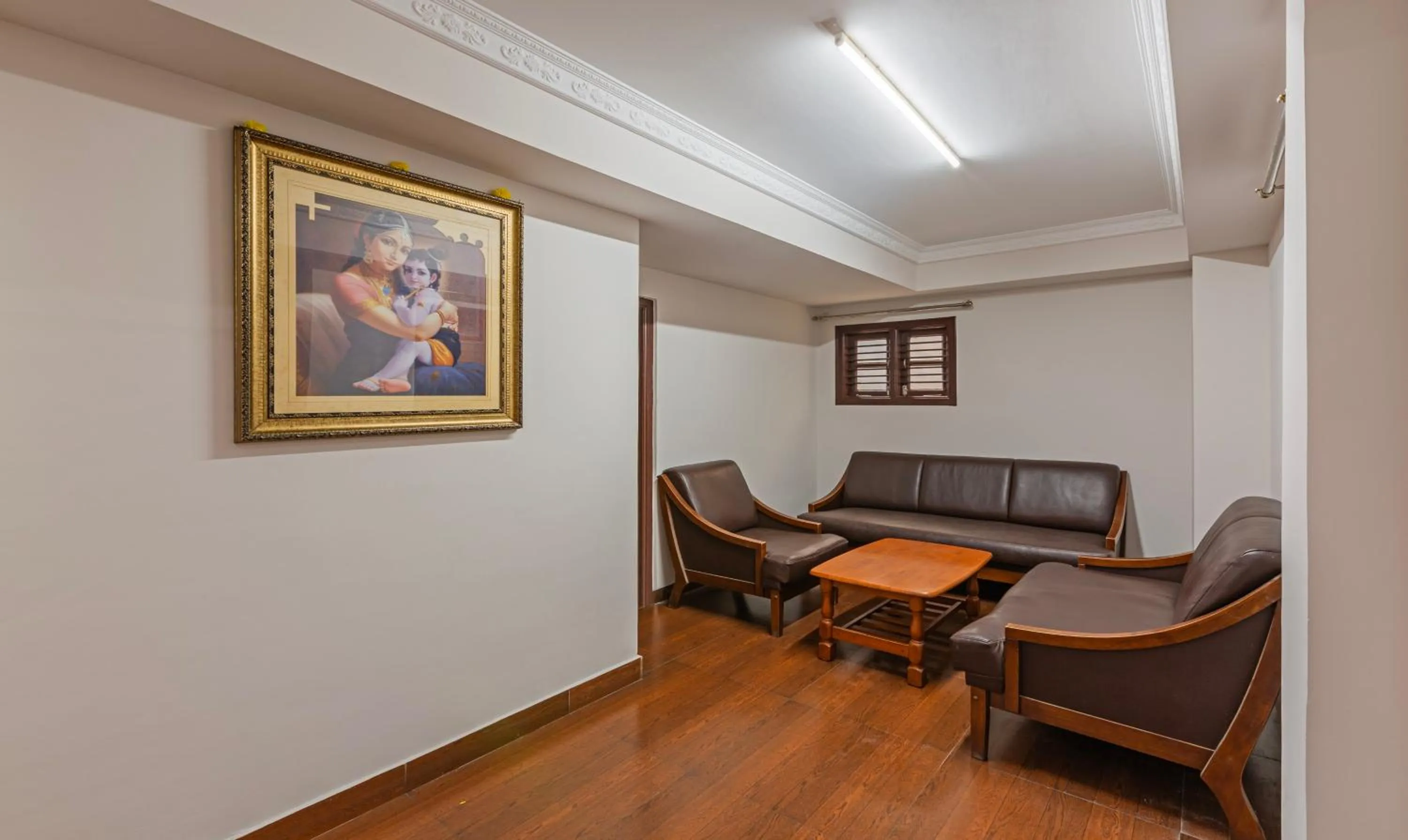 Seating area in Treebo Akshaya Residency